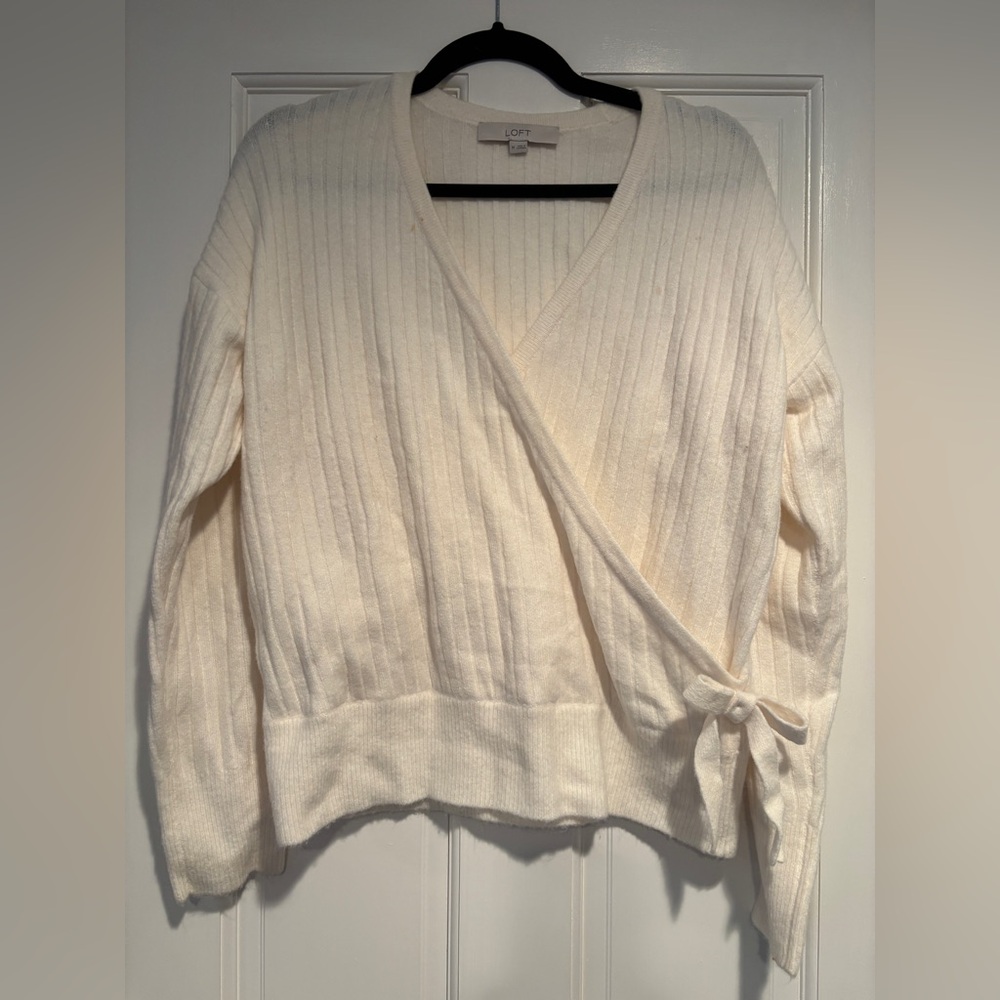 Wrap sweater